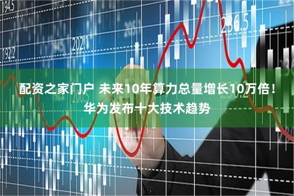 配资之家门户 未来10年算力总量增长10万倍！华为发布十大技术趋势